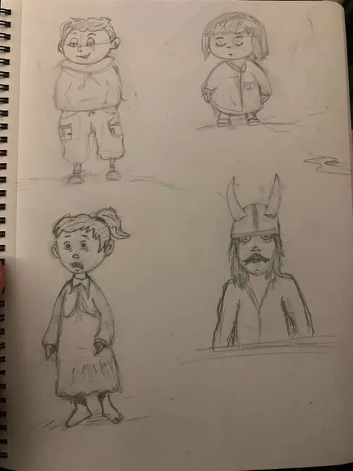 Drawing caricatures