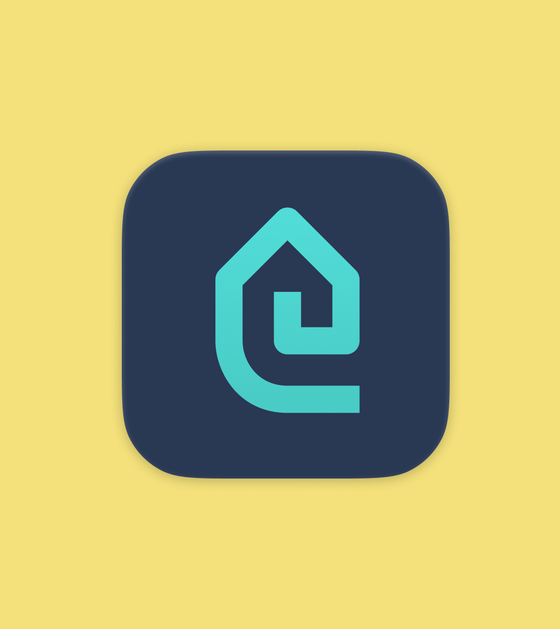 Rello app ikonica na žutoj podlozi